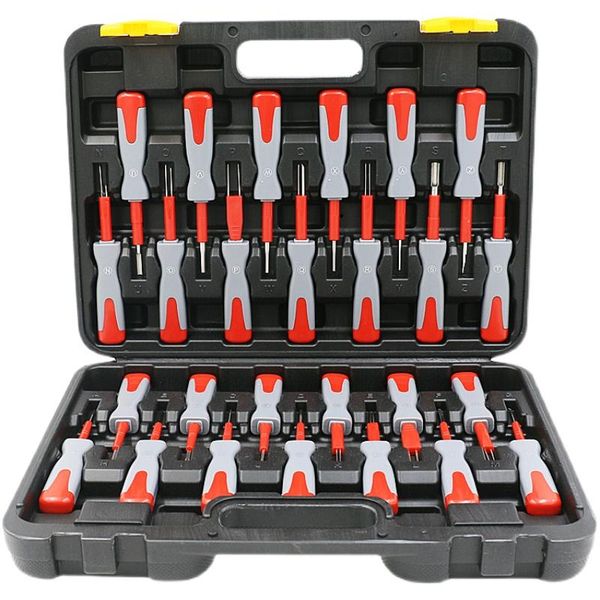 

26pcs car terminal pin crimp release puller wire removal tool repair automotive diagnostic tools