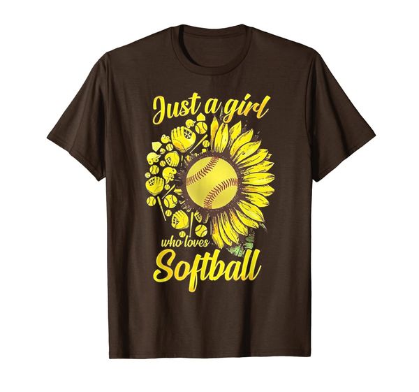 

Just A Girl Who Loves Softball and Sunflower T-shirt, Mainly pictures