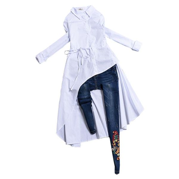 

women shirt turn down collar single breasted office lady 2021 autumn fashion blouse women's blouses & shirts, White