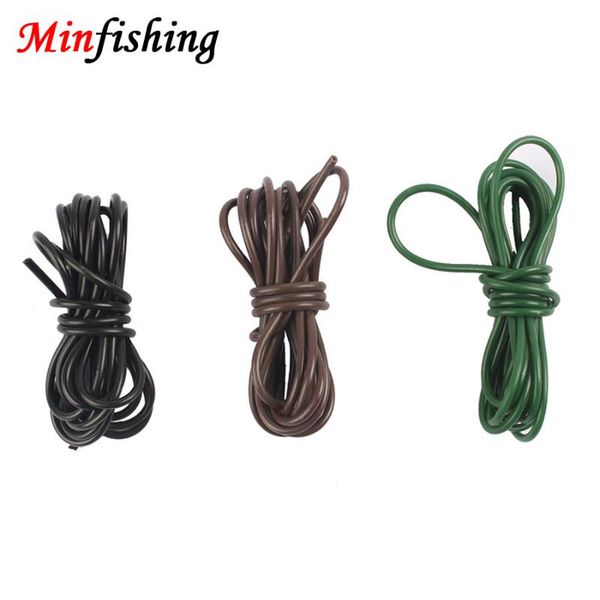 

minfishing 2 pcs/lot 2m silicone sleeve carp fishing hook tube with inner hole diameter 0.1mm accessories hooks