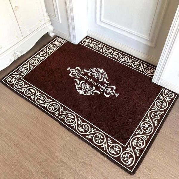 

cushion/decorative pillow door mat jacquard carpet roman style european bedroom dust-removing anti-slip home textiles doormat for household