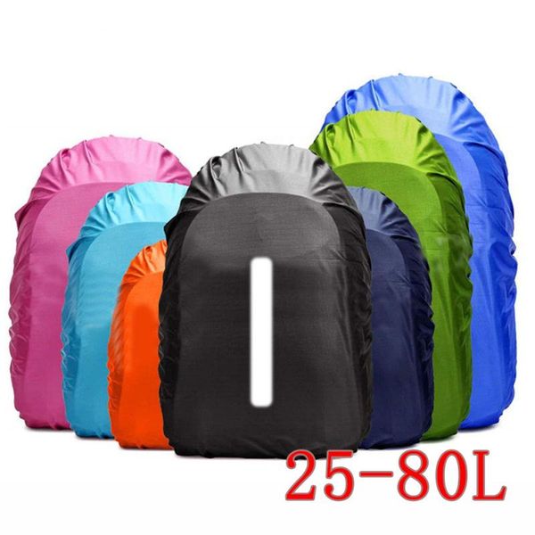 

outdoor bags rain cover backpack reflective 25l 35l 45l 60l waterproof bag fashion tactical camping hiking climbing dust raincover