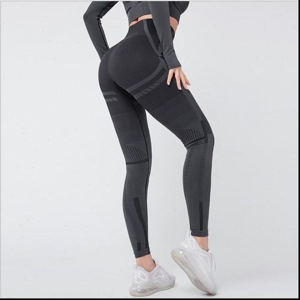 

women seamless leggings push up fashion pants high waist workout jogging athleisure training drop, Black