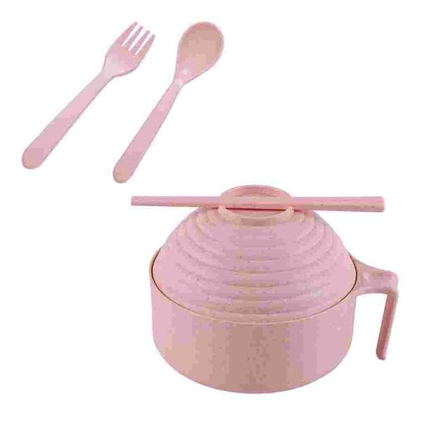 

water bottles 1 set multi-purpose noodles bowl useful dessert fork spoon chopsticks