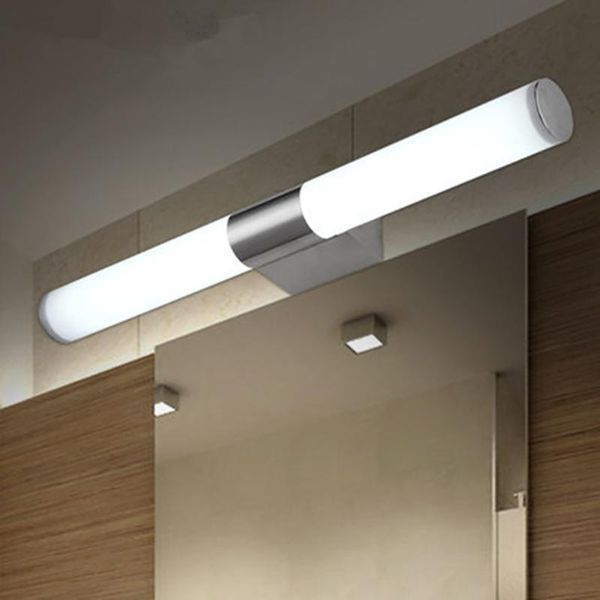 

wall lamp lamps bathroom led mirror light waterproof 10w ac85-265v cold white tube modern lighting