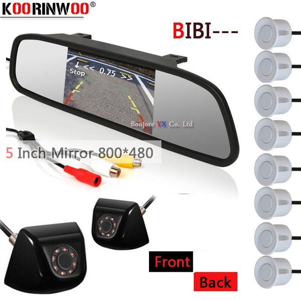 

car rear view cameras& parking sensors koorinwoo detector parktronic 22mm sensor 8 system monitor mirror camera front 4 assist buzzer