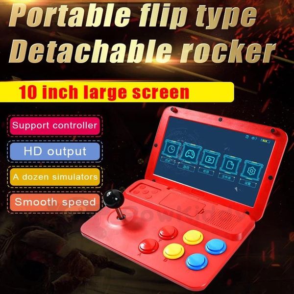 

portable game players vogue a13 10 inch joystick arcade a7 architecture quad-core cpu simulator video console retro children's gift