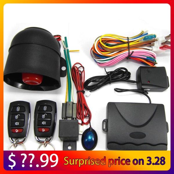 

m802-8101 12v car security system alarm immobiliser central locking sensor theft protection