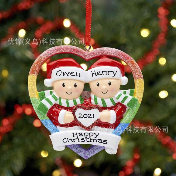 

resin pendant lovers can write tree pendant direct christmas decoration oovv