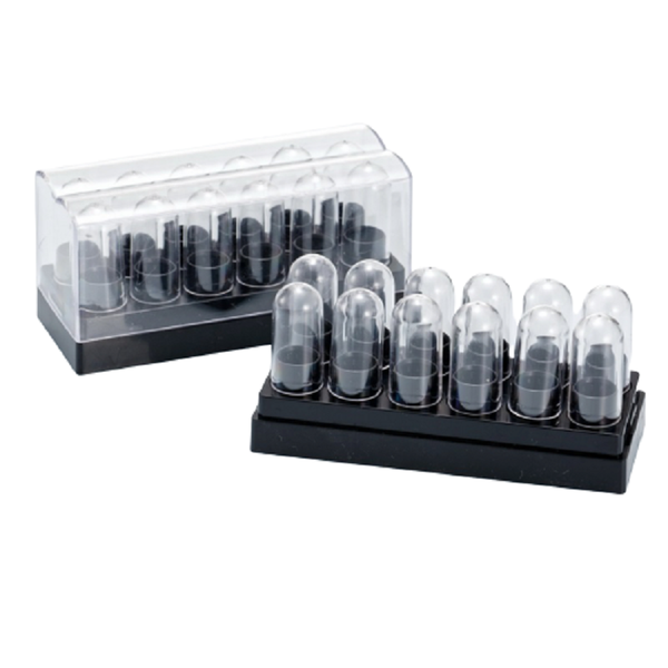 

storage bottles & jars empty lipstick containers tubes black 9.3mm 12 pcs small sample box cosmetic single lip blam tube