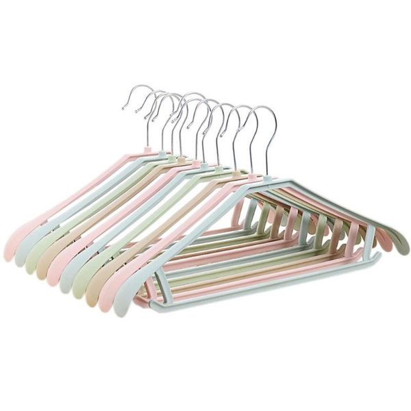 

10pcs multifunction dry wet dual-use anti-skid wide shoulder drying racks hangers &
