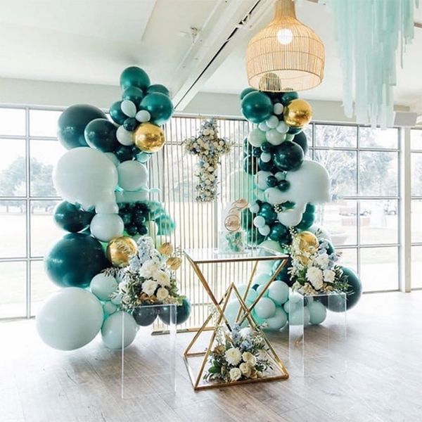 3 pçs decoração de casamento de luxo outdoor coluna suporte tela de ferro partição plinto quadro flores arco balão festa aniversário stage203a