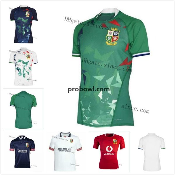 

mens 2020 2021 fashion british & irish lions rugby jersey 20 21 british lions rugby home training shirt size s-3xl, Black;gray