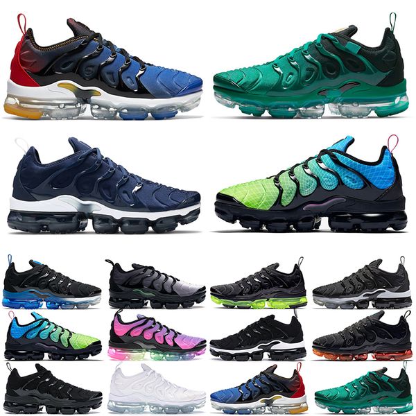 

men women tn plus running shoes triple black white psychic pink pure platinum summer gradient sunset red mens trainers outdoor sports sneake