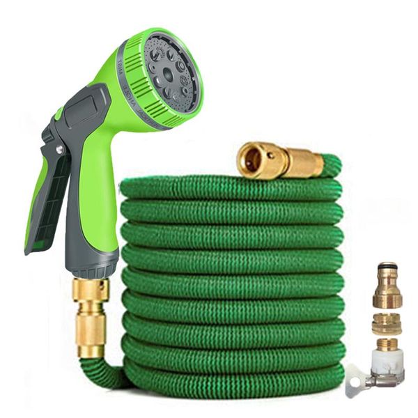 

watering equipments garden hose flexible stretch car wash magic plastic pipe high pressure water gun with set irrigation tools