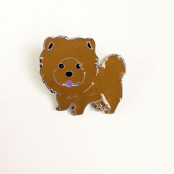 

yKR top selling pet dog jewelry brooches cap emblem colored pins glaze brooch alloy oil dripping animal jewelry, Gray