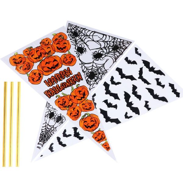 

gift wrap 300pcs decoration bag triangle opp candy snack packaging