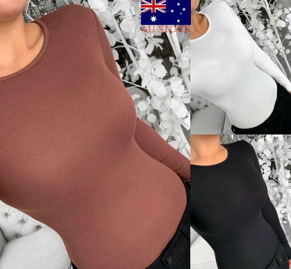 

women's jumpsuits & rompers fashion women bodycon romper jumpsuit bodysuit stretch leotard long sleeve, Black;white