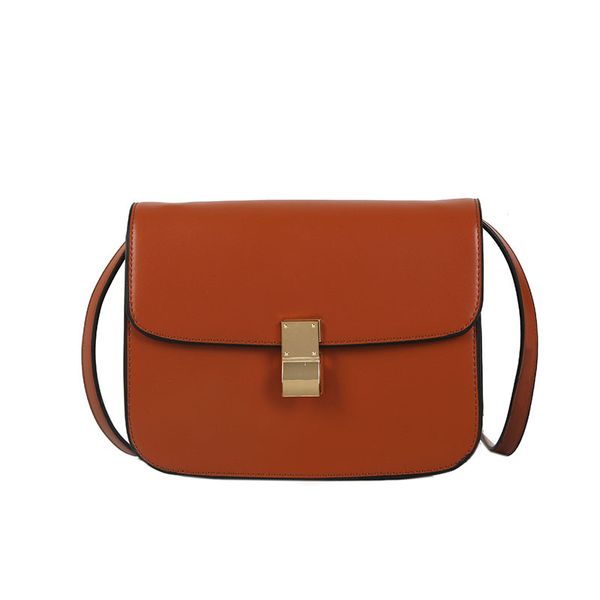 

designer handbags new women's small square single shoulder messenger tofu stewardess bag fashion versatile buckle bag