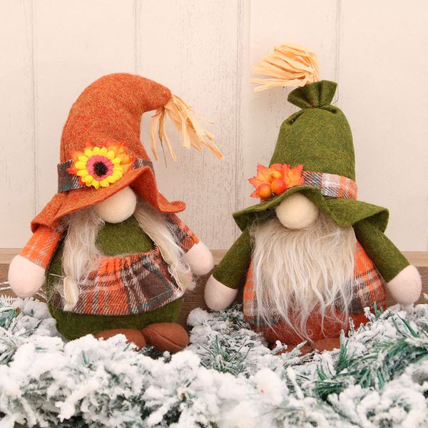 Natale Big Size Faceless Old Man Deep Forest Dwarf Elder Doll Harvest Festival Gift Dolls