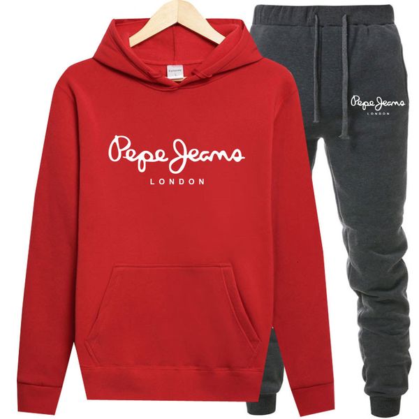 

women's two piece pants tracksuit women set harajuku clothes letter love hooded sweatshirt pullover hoodie ensemble femme suits 38x2, White