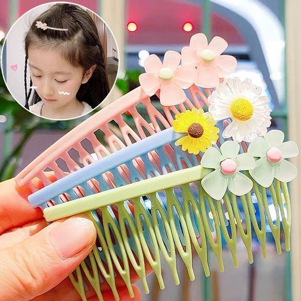 

hair accessories 9cm children girl comb beer carrot little plate cute princess head clip korean, Slivery;white