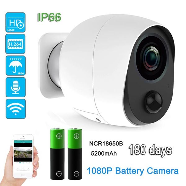 

waterproof outdoor battery wifi camera ip security wireless surveillance 2mp cameras