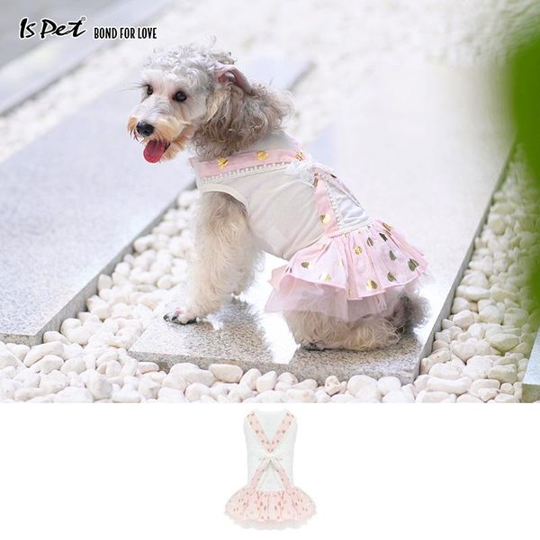 

dog dress luxury pink clothes summer 2021 francais tutu wedding pet puppy for dogs girl chihuahua shih tzu pomeranian apparel