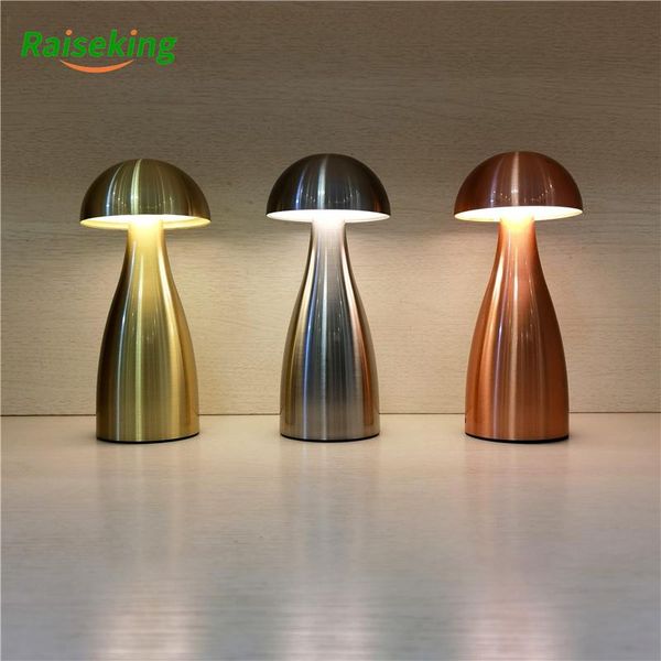 

table lamps mordern metal led cordless lamp rechargeable for restaurant ktv bar dining with touch control dimmer brightness