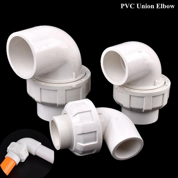 

watering equipments 1~10pcs 20~50mm pvc pipe connector aquarium fish tank drain joints garden irrigation water supply tube joint elbow