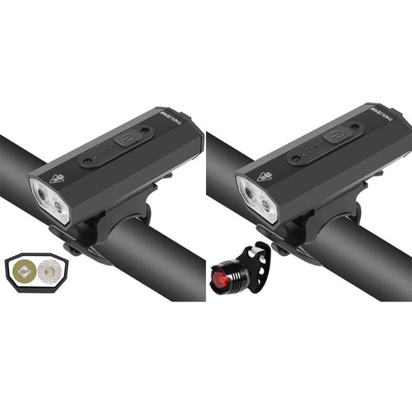 

bike lights 2x t6 led cycling bicycle headlight light front accessories