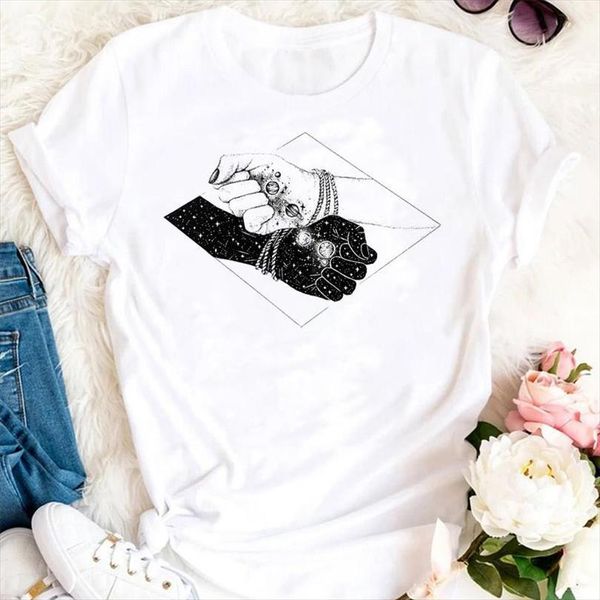 

and women summer space men universe star cute ladies 90s cartoon clothes fashion graphic t lady print female, White;black