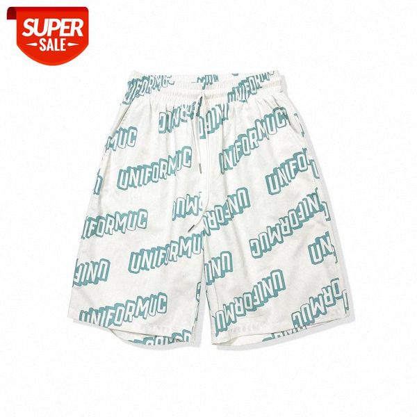 

all over printed loose oversize stream men's shorts beach pants #of35, Black