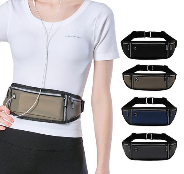 

slim running belt waist pouch ultra light bounce fanny pack runner bag for outdoor gym workouts bags
