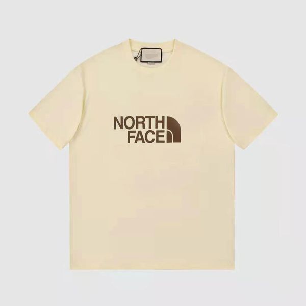 

men's 2021 tee fashion north co ed letter printed t-shirt korean casual loose short sleeve, White;black