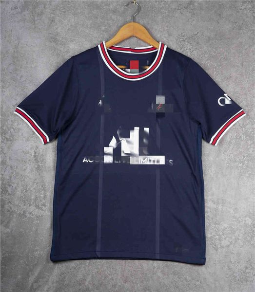 

futbol team jersey custom men's soccer t-shirt new 2021 2022 navy jersey 30 football shirt