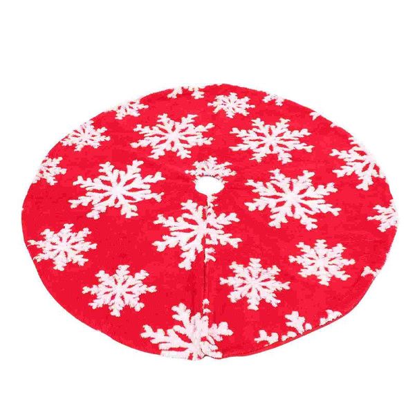 

christmas decorations 1pc tree skirt ornaments bottom decoration apron carpet cushion