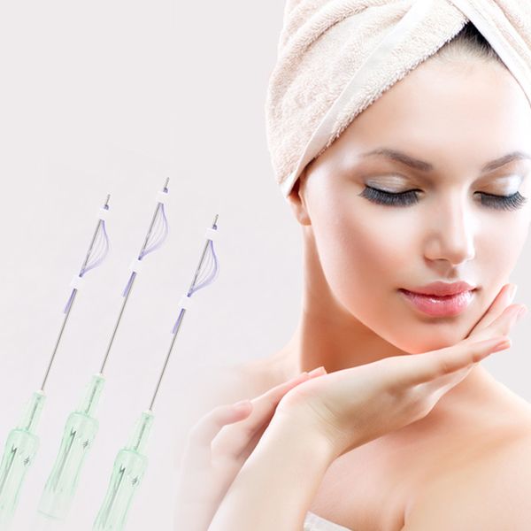 

beauty items 20 lines multi thread pdo lift face temples filler thread l needle 21g 23g