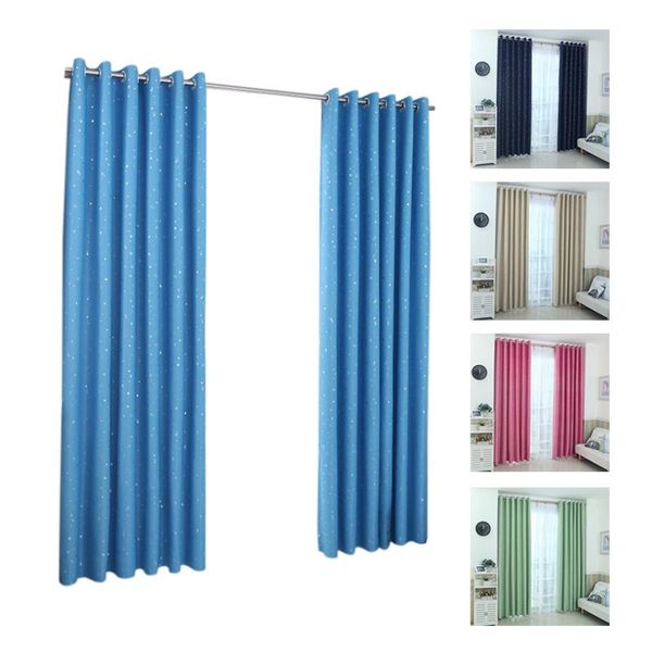 

curtain & drapes ad55 modern blackout window curtains for living room bedroom stars door kitchen the of shade cur