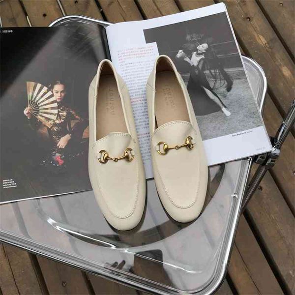 

women's shoes with buckles and leather thick heels, Black