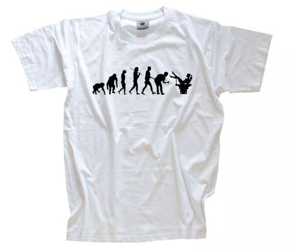 

standard ediciÃ³n gynaekologe frauenarzt mÃ©dico evolution camiseta s-xxxl, White;black