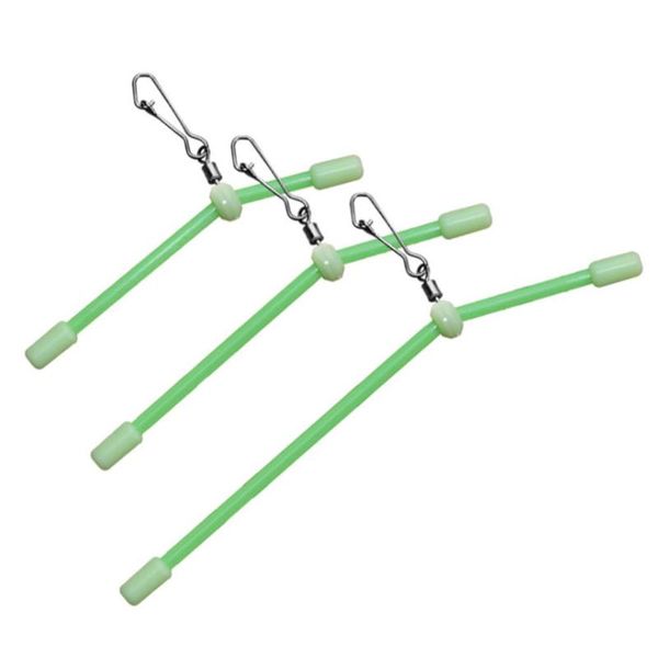 

5pcs luminous rotatable hook lure connector fish line for sea fishing hooks