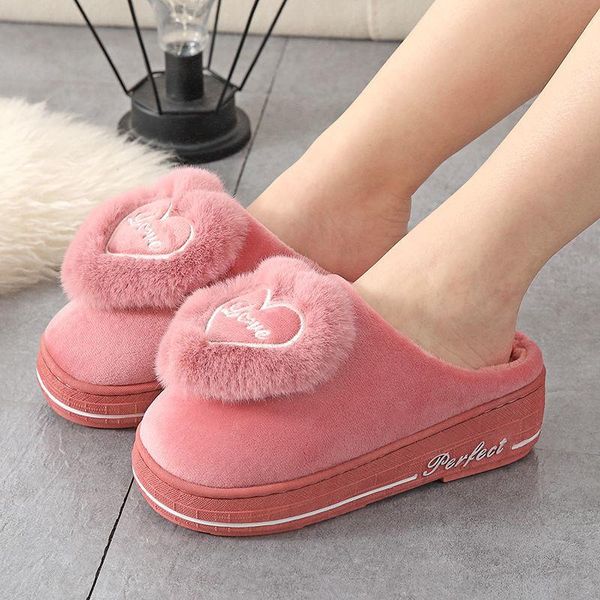 

slippers shoes women high women's soled autumn winter heel sandalias mujer, Black