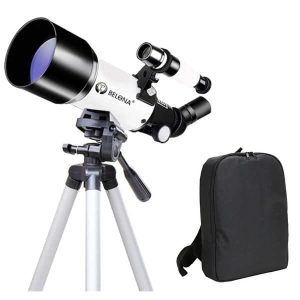 BELONA 70400 HD Astronomisches Teleskop mit Stativ, Monokular, Mond, Vogelbeobachtung, Kindergeschenk, Telefon, Sternsucher