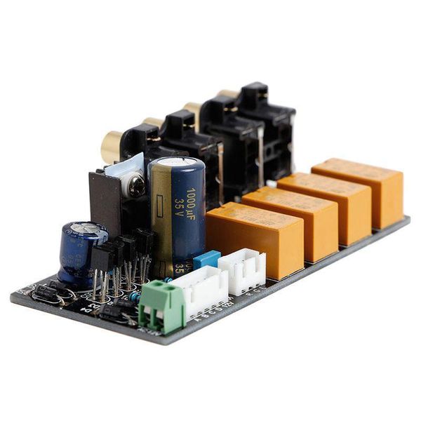

audio cables & connectors retail switch input selection board rca 4 way signal relay selector switching lotus seat for chassis