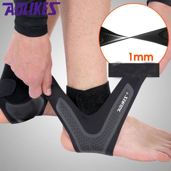 

piece sports ankle support elastic sleeve bandage wrap compression foot brace protect protection #sx, Blue;black