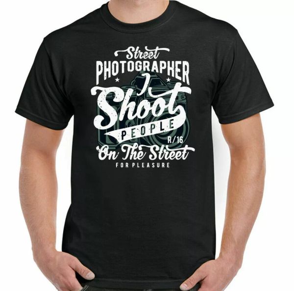 

pgraphy t-shirt street mens funny camera shoot people lens bag, White;black