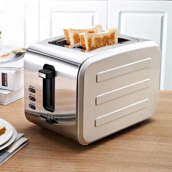 

bread makers 2 slices automatic fast heating toaster household breakfast maker stainless steel oven baking cooking