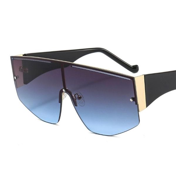

sunglasses oversized luxury goggle men women fashion shades uv400 vintage glasses 50615, White;black