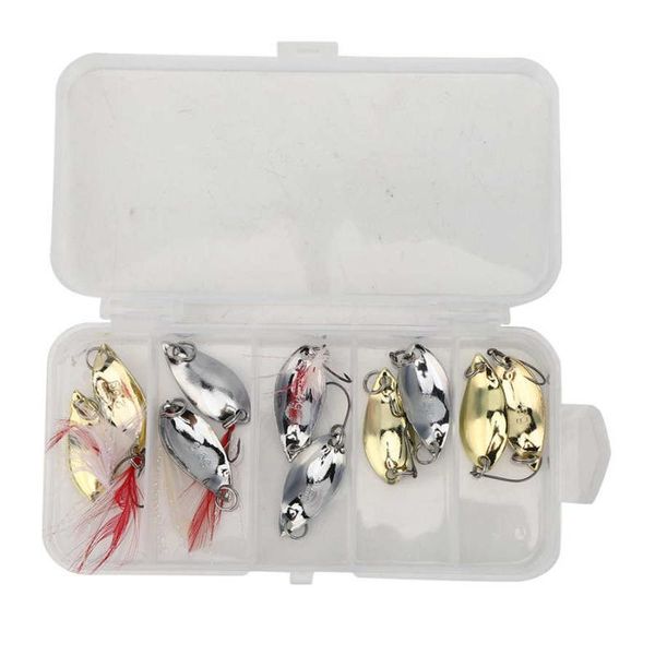 

fishing lure bait lures kit tackle 2 5 / 3 5g spoon shaped sequins fish hook hooks